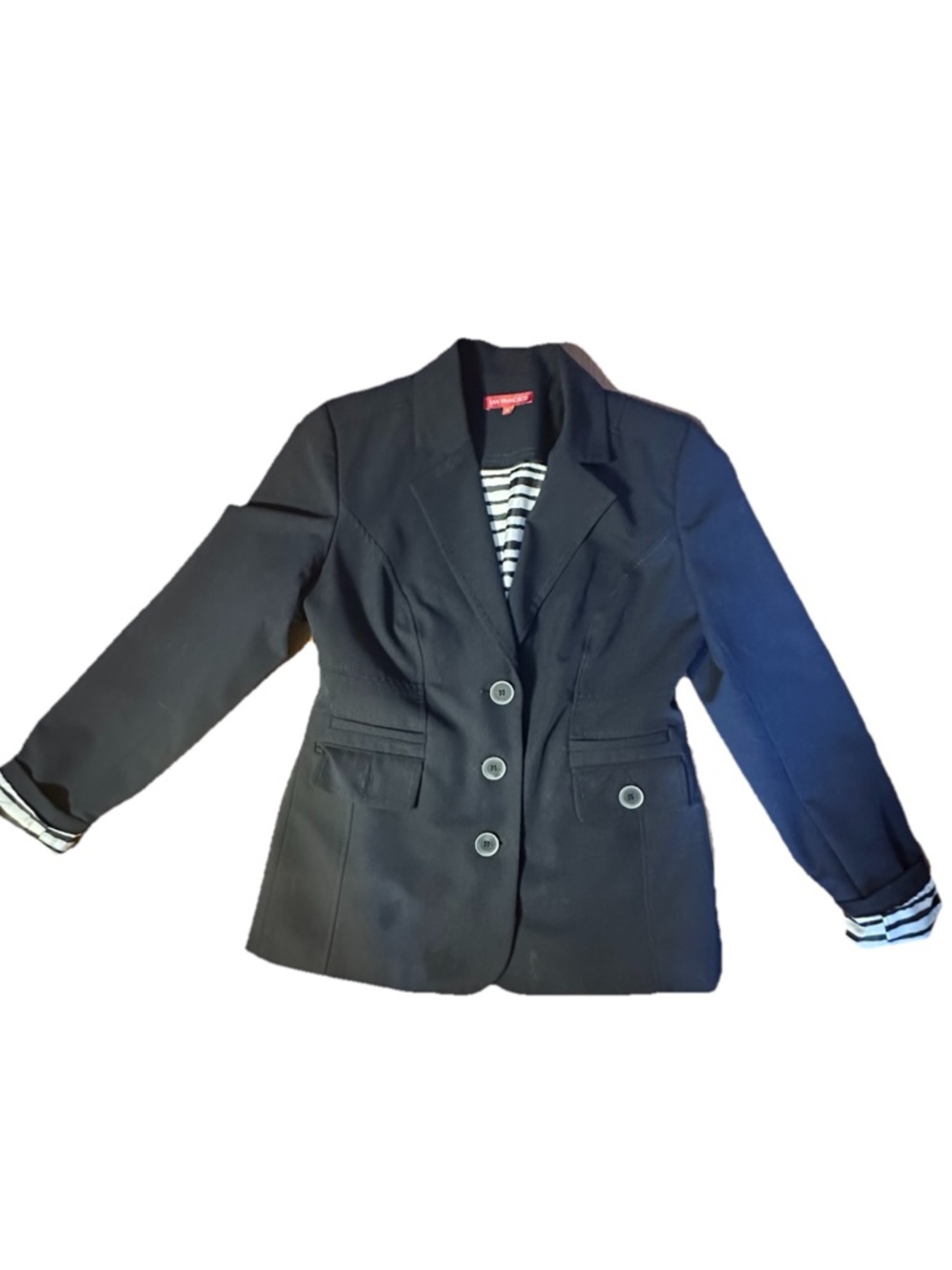Women's blue Tailored Blazer with Striped Lining